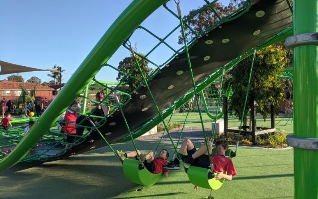 Ninja Adventure Playground at Kibbutz Kissufim | Israel Resilience