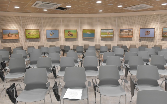 Conference hall at the Stephen Harper Visitor and Education Centre at the Hula Valley | Environment